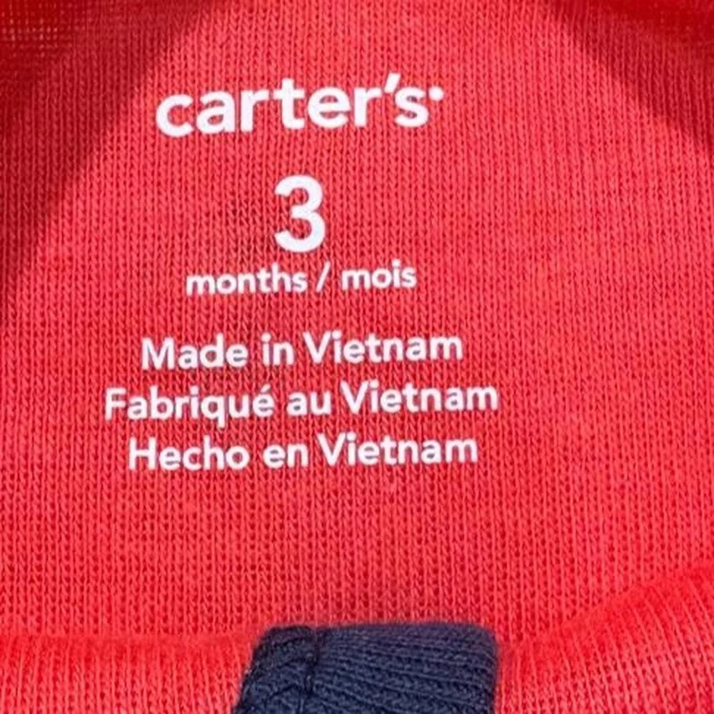 NWT Carter's Nautical Anchor Romper Coastal Summer Sailor Baby size 3 months